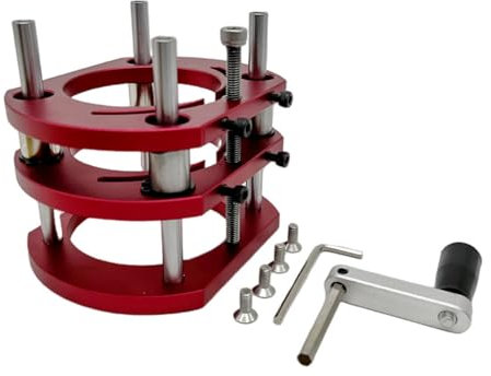 Mesa elevadora para fresadora, soporte de plataforma elevadora, fresado de madera, carpintería, para motor de 64 a 66 mm de diámetro, grabado, elevador de enrutador