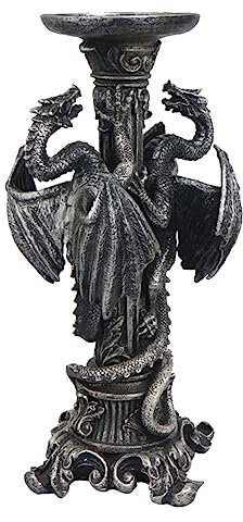 Cabilock Kerzenhalter Wanddekoration Kerzenständer Gothic Kerzenständer Dekorativer Modellier Kerzenhalter Für Wohnkultur