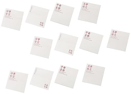 SEWACC Selbstklebende Notizblöcke Planer Memo Aufkleber Zufällige Muster 12pcs Tagebuch Planer Aufkleber