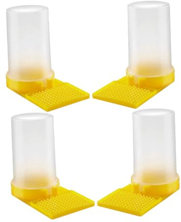 Yardwe 4stücke Bienen Wasserfütterer Imker Wasserspender Für Bienenstock Bewässerung Werkzeuge Ohne Öffnen Bienenstock Eingangsfütterer