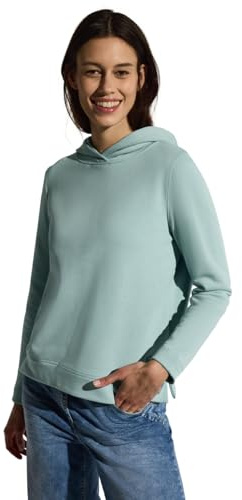 Cecil B303218 Sudadera básica con Capucha, Cool Salvia Green, M para Mujer