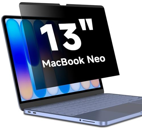 STARY Magnetic Privacy Screen for MacBook Neo 13 Inch (A18 Pro, 2026) | Removable, Anti Blue Light Glare Spy, Anti Reflection, Easy Installation, High Sensitive Privacy Screen Filter