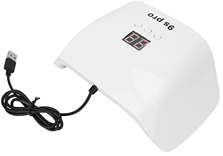 Naroote Lampada per Unghie UV LED 120W Lampada Polimerizzante per Gel per Unghie Ad Asciugatura Rapida per Uso Domestico Salone per Asciugatore per Smalto Acrilico Dimensioni Portatili