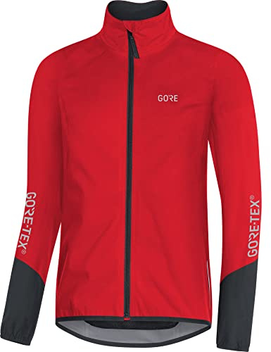GORE Wear C5 Homme Veste de cyclisme GORE-TEX, M, Rouge/Noir