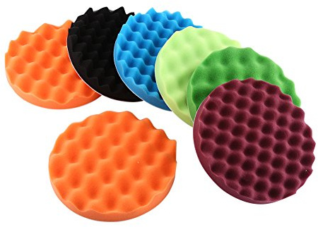 7 Unids 8 / 200mm Esponja de Pulido Pulido Cera Pad Kit de Herramienta para Pulidor Compuesto Pulidor Compuesto