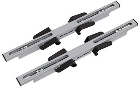 Sealey Benchclaw®, Universal Power Tool Portable Mitre Saw Clamps for Workbench – Suitable for Workmate - SBC01, Red