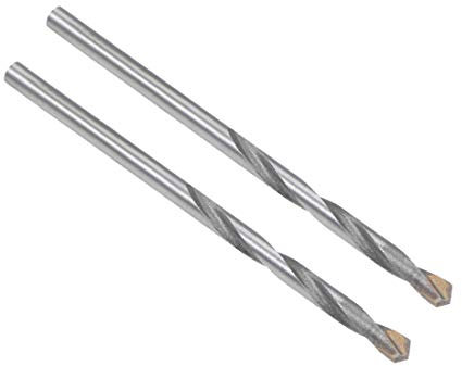sourcing map Punte elicoidali in carburo cementato 3 mm in metallo duro per acciaio inossidabile rame alluminio lega di zinco ferro 2 pezzi