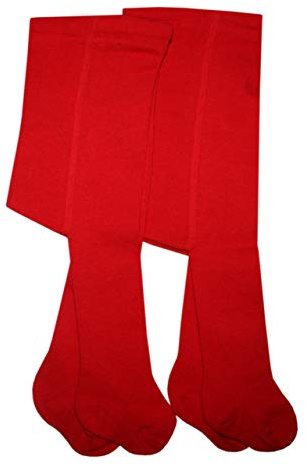 Weri Spezials Collants pour bébé prématuré et bébé en coton pour filles et garçons. Longueur et pied spécialement conçus pour les bébés prématurés. - Rouge - 3 mois