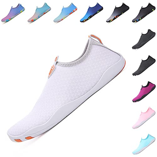Baofular Badeschuhe Damen Herren Wasserschuhe Schwimmschuhe Sommer Strandschuhe Schnell Trocknend Aquaschuhe Surfschuhe für Meer, Gr. 35-46