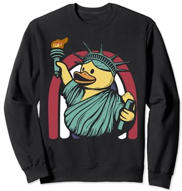 Statue of Liberty Rubber Duck New York Duckling Sweatshirt