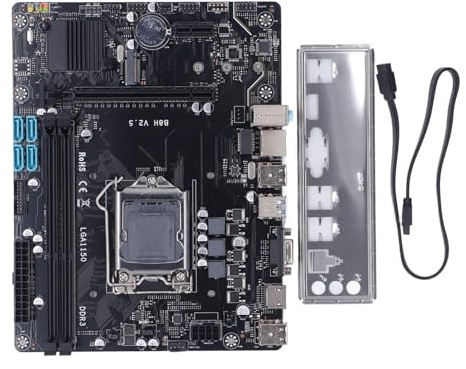 Placa Base para Juegos B8H B85, LGA 1150 Pin de Doble Canal DDR3 PCIex16, SATA3.0, Puerto M.2, Interfaz USB3.0/2.0
