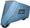 Louis Motorrad Abdeckhaube Sky, wasserdichte Motorrad Abdeckplane Outdoor, Atmungsaktive Motorradabdeckung, Mit Gummizug, Inklusive Transporttasche Kompatibel mit Kettenschloss, Blau, L
