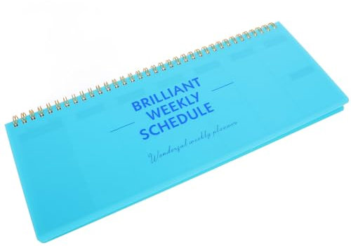 SHINEOFI Notizbuch Für Tägliche Planung Tragbarer Wochenplaner Akademischer Organizer Mit Grünem Cover Für Büro Und