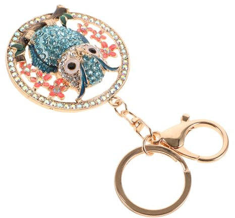 VALICLUD Eulen Schlüsselanhänger Strass Lebensecht Modisch Für Taschen Und Schlüssel Langlebig Und Leicht Perfektes Für Tierliebhaber