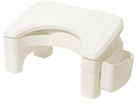 Toilettenhocker – Rutschfester Toilettenhocker, Toilettenhocker für die Hockhaltung | Höhenverstellbare Toilettenfußstütze mit Aufbewahrungsbox mit Aufbewahrungsbox für Hockhaltung