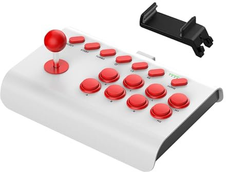 Arcade Fight Stick, Turbo/Macro Functions Joystick, Arcade Joystick, Retro Game Fight Stick, Arcade Game Controller, Gameplay Advantages, Plug and Play For PC and Retro Game Consoles
