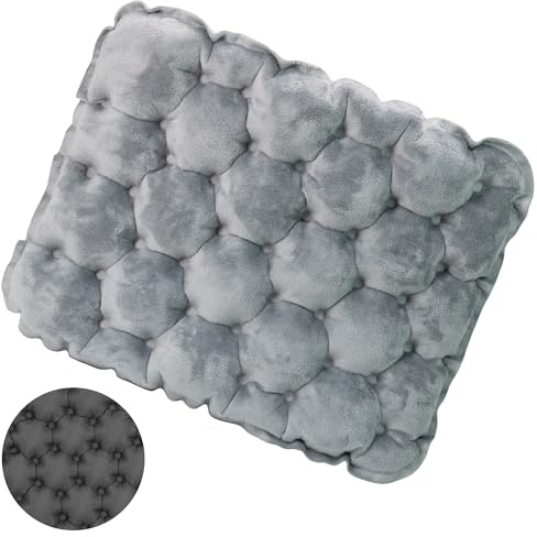 EULANT Velvet Inflatable Cushions to Sit On, Ultralight Flight Seat Cushion, Soft Seat Mat for Stadium Hiking Fishing Concerts Grandstands Lawn Home and Office Chairs, 40D Nylon + Velvet