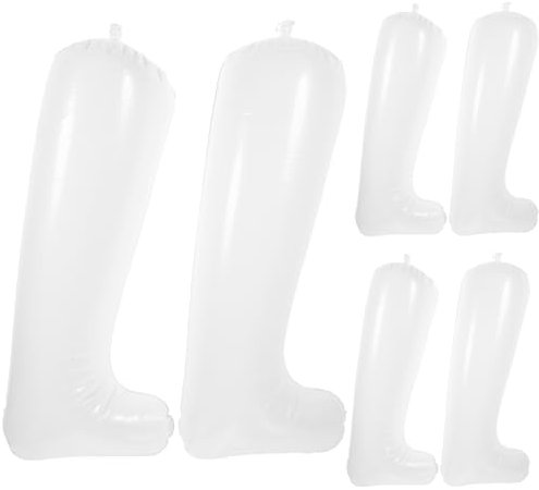 PRETYZOOM 3pares Soporte Inflable Para Botas Largas Moldeadores De Pvc Duraderos Sin Retorno Ajustables Para Mantener Forma Casa y Viaje