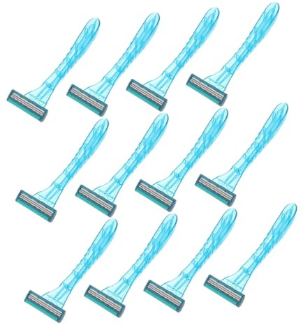 Gogogmee 20 Piezas Maquinillas de Afeitar Desechables para Hombre y Hotel Cortapelos Multiusos Compacto y Ligero para Viaje Facial y Corporal