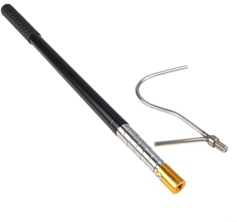 Varilla de apertura de ventana extensible ajustable de 53,5 a 160 cm con gancho para tragaluces, cúpula, ventanas, caravana, toldo, operación de techo corredizo