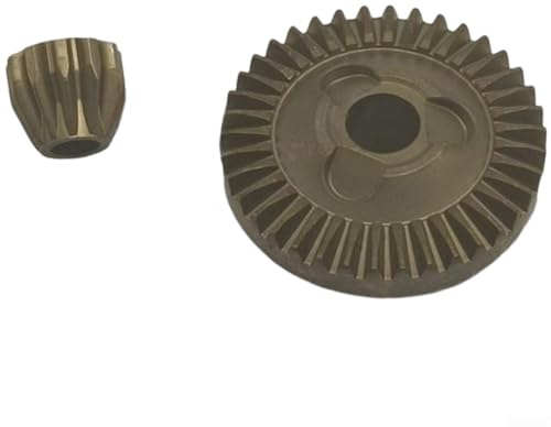 Set di ingranaggi di ricambio 1606333616 1606333617 per smerigliatrice angolare Bosch GWS 8-115, parti di utensili elettrici in acciaio ad alta resistenza, componente di montaggio diretto in bronzo
