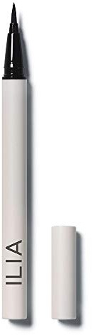 ILIA - Clean Line Liquid Liner with Precision Tip | Quick Dry, Water Resistant, Smooth Application | Carbon Black-Free, Non-Toxic, Vegan, Cruelty-Free (Classic Black, 0.01 fl oz | 0.55 ml)