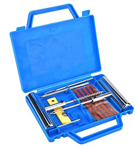 Boaby Reifenreparaturset - 13-teiliges Reifenreparaturset Reifenreparatur-Werkzeugsatz für Automobile Motorräder mit Box