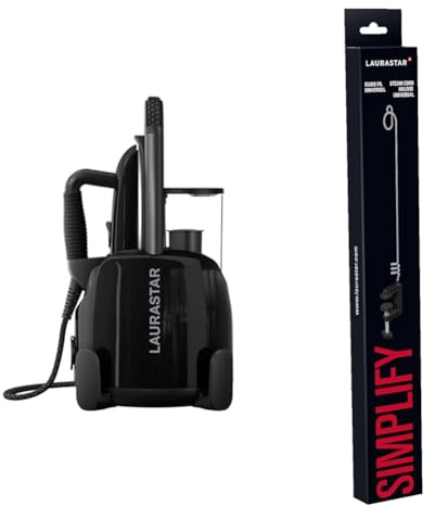 Laurastar Lift Plus Ultimate Black, Ferro Da Stiro Con Caldaia 3In1, Stira & 509.7808.525 Reggicavo Per Cavo Vapore