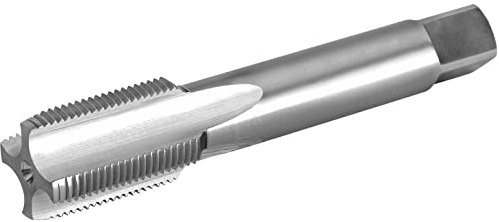 Burkit M25 x 1,5 Gewindebohrer für Rechtshänder, HSS M25 x 1,5 gerade, geriffelter Maschinengewindebohrer