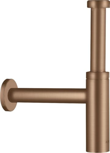 hansgrohe AXOR flowstar S Designsiphon, 51305310, Farbe: Brushed Red Gold