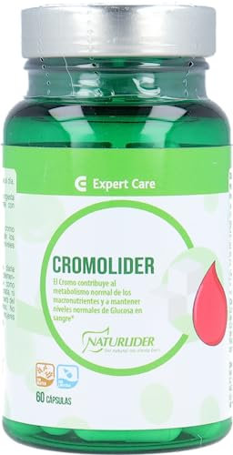 Naturlider - Cromolider, Complemento Alimenticio a Base de Picolinato de Cromo - 60 Cápsulas