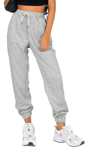 ATHMILE Sweatpants Women Baggy Joggers Lounge Sweat Pants Grey