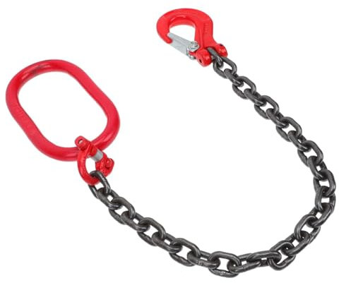 WNRLL Chaîne de Levage 1 m Noir raccourcisseur de chaîne Élingue de Levage Chaîne de Levage 1 brins