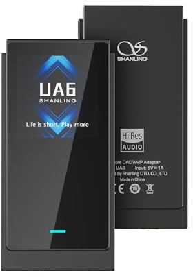 Shanling UA6 Dongle USB DAC et ampli (Noir)