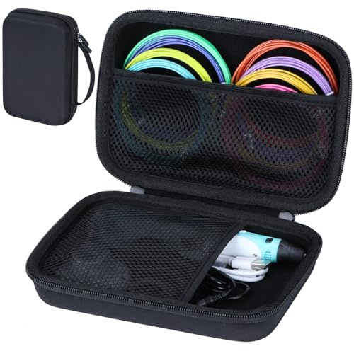 Peyyargo Schutzhülle für 3D-Druckstift (Nur Tasche) | Kompatibel mit SCRIB3D P1 / MYNT3D/ FreeSculpt 3D Druckstift, Universelles 3D-Stiftetui, Tasche für 3D Pen und Filament