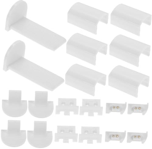 JUMPLAWN 32stücke Teiliges Zur Reparatur Von Plissee-jalousien Ersatzteile Für Faltrollos Langlebig Aus Hochwertigem Pom-Kunststoff Einfach Zu Montieren Für Instandhaltung Von
