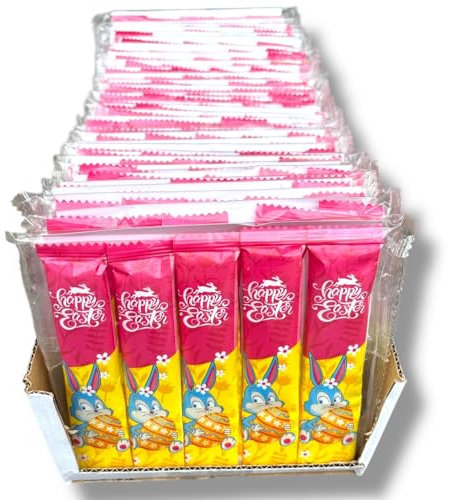 OYOY Osterhasen am Stiel I 175x 15g I Schokolollies Osterhase I Osterschokolade I Osternest Schokolade I Für Kinder Ostergeschenke nettes Mitgebsel