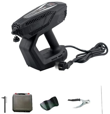 ANGDI Poste à souder Portable, Kit de soudage portatif, Poste à souder Inverter 3500 W avec poignées protégées, écran LCD numérique et Pince de Travail, pour débutants Professionnels
