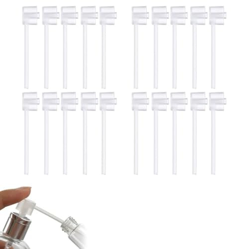 YUZNA Distributeur de Parfum Pompe, 20 Pièces Outils en Plastique, Entonnoir Diffuseur et Outil de Transfert, Atomiseur Rechargeable Flacons Vaporisateurs, Voyage, Bouteilles et Recharge Parfum