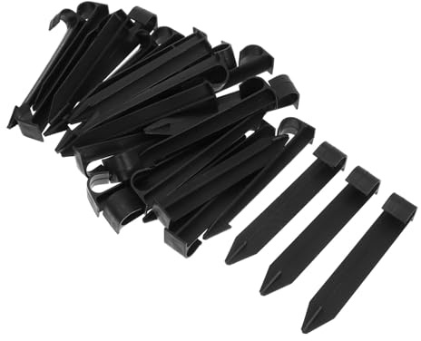 Gatuida 30 pièces Piquets Support Plastique pour Tuyaux Irrigation Fixation Stable pour Tuyaux à Accessoires Jardin Pelouse et Aménagement Paysager
