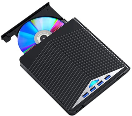 Lector de disco externo de 7 puertos USB 3.0 tipo C, rendimiento estable para computadora de escritorio, portátil, PC, ranura para tarjeta USB