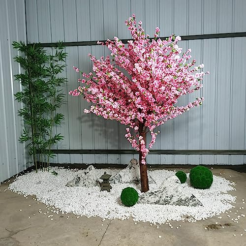 SayfuR 1,5x1,5 m / 4.9x4,9ft de Simulation Rose Plante de Simulation Rose Artificielle de Fleur de Cerisier souhaitant l'arbre Faux Fleur de Soie pêche Arbre intérieur fête du Restaurant de fête du