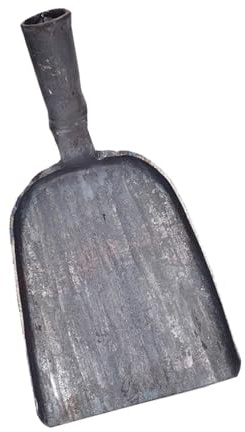 Gatuida Pala de Acero Resistente para Cenizas y Diseño Ligero y Duradero Mango para Chimenea y Barbacoa Fácil de Limpiar y Usar Hogar y Jardín