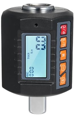 RDVXI Torque Adapter, Digital Display Torque Meter Wrench Torque Tester 1/2'' Drive & Adapters for 3/8'' and 1/4'' with Sound Light Alarm Function(ENC-340)