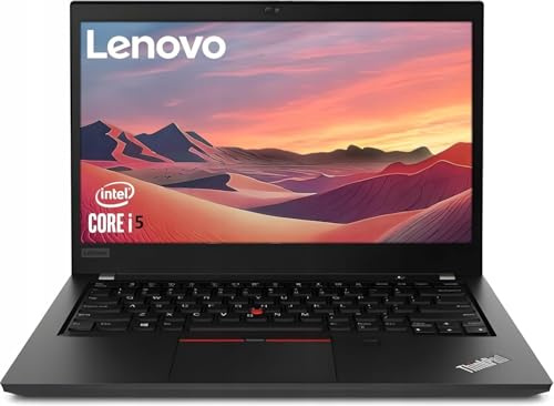 Lenovo Thinkpad T490 Business Laptop, 14 Zoll (1366x768), Intel Core i5-8265U, 16 GB RAM, 256 GB SSD, US QWERTY Tastatur, Windows 11 Pro (Generalüberholt)