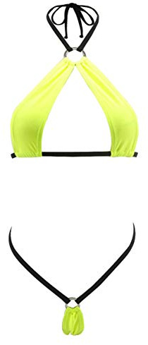 SHERRYLO Sexigt tvådelat bikiniset mikrobikini mini badkläder solbad strandkläder