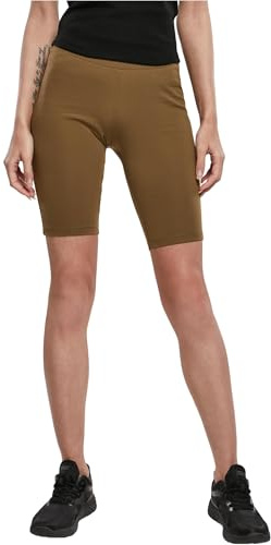 Urban Classics Damcykelbyxor Ladies High Waist Camo Tech Cycle Shorts, knälånga leggings för kvinnor finns i många färger, storlekar XS – 5XL
