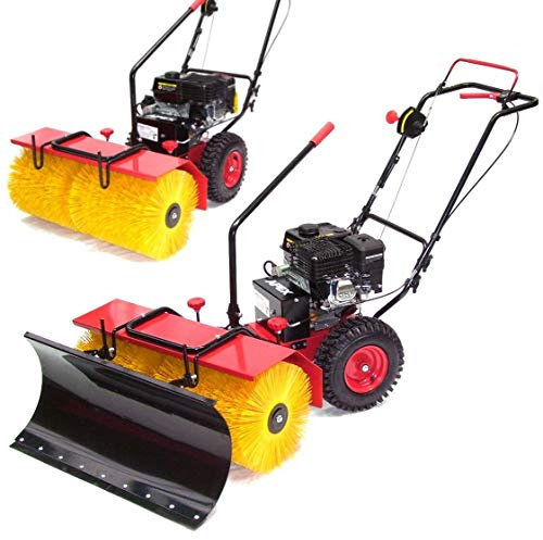 55736 Elektro Start 3in1 Kehrmaschine 800mm 80cm + Schneeschild Schneeschieber