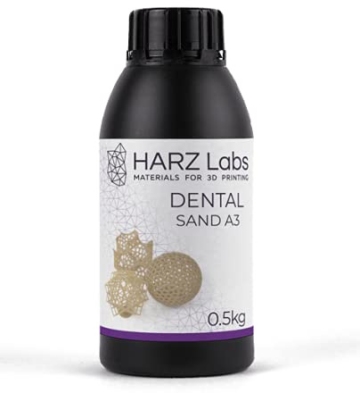 HarzLabs resina DENTAL SAND A3-0,5 KG [para coronas, puentes provisionales]