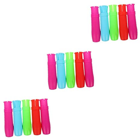 STOBOK 15stücke Kreideclip Verstellbarer Kreideverlängerer Für Schulen Büros Und Zuhause Robuster Und Wasserlöslicher Kreidehalter Für Lehrer Praktischer Schutzclip Für Kreide